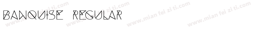 Banquise Regular字体转换